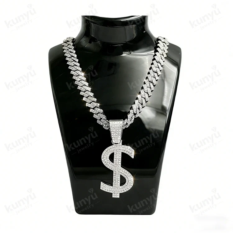 Colier cu semn de dolar hip hop Colier cu semn de dolar hip hop